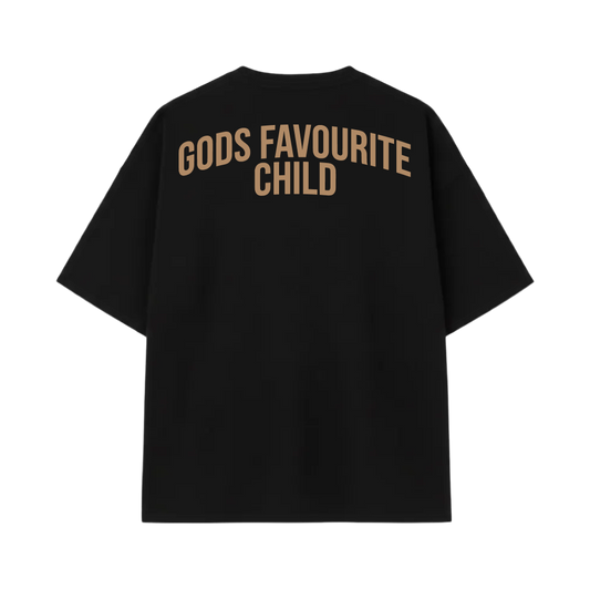God's favourite Child T-shirt Black