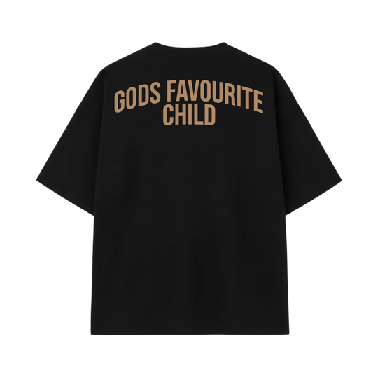 God's Favourite Child T-Shirt Black