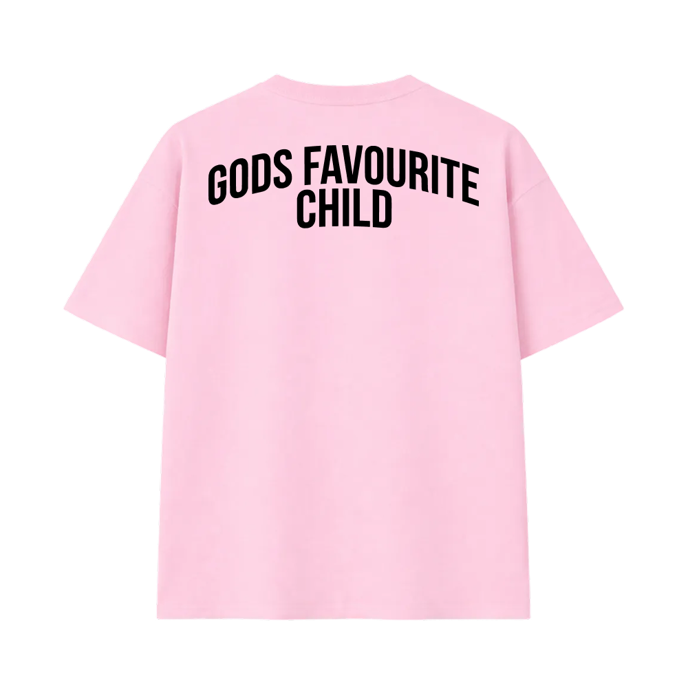 God's favourite Child T-shirt Pink