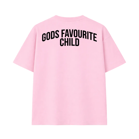 God's Favourite Child T-Shirt Pink