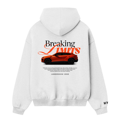BREAKING LIMITS URUS WHITE OVERSIZED HOODIE