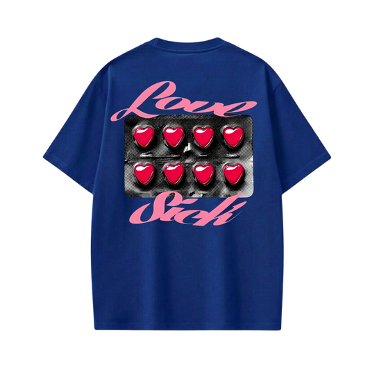LOVE SICK BLACKLIST BLUE T-SHIRT