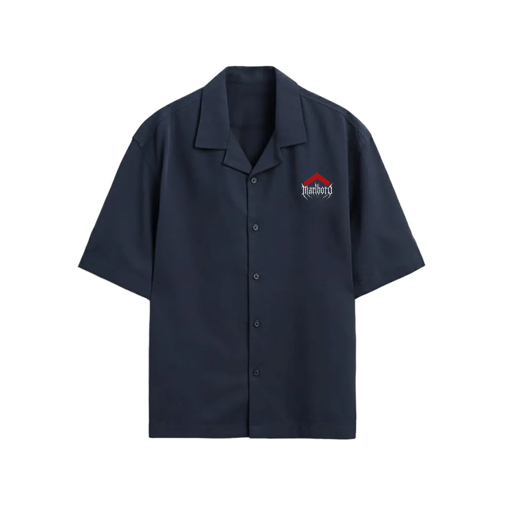 MALBORO BLACKLIST BLACK BOWLING SHIRT