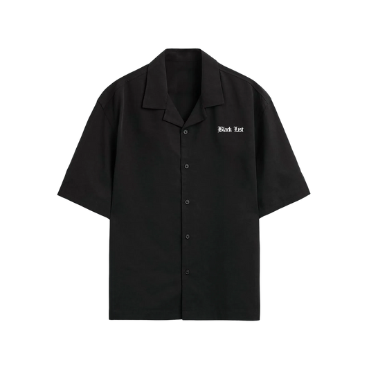 MONEY MAKER BLACKLIST BLACK BOWLING SHIRT