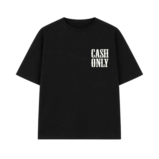 Money on My Mind Black Oversized T-Shirt