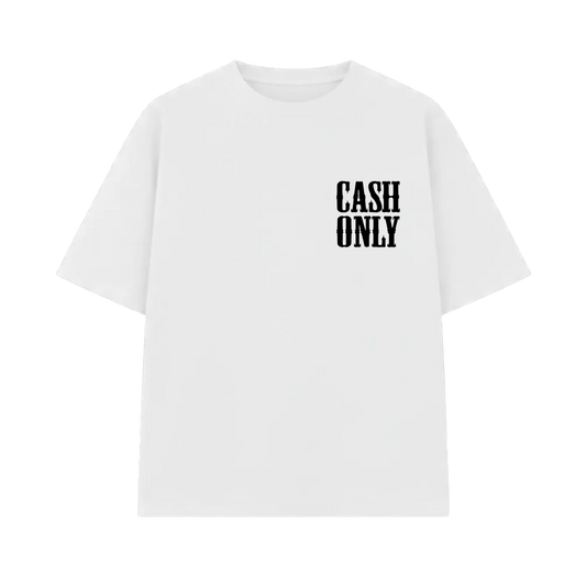 Money On My Mind White Oversized T-shirt
