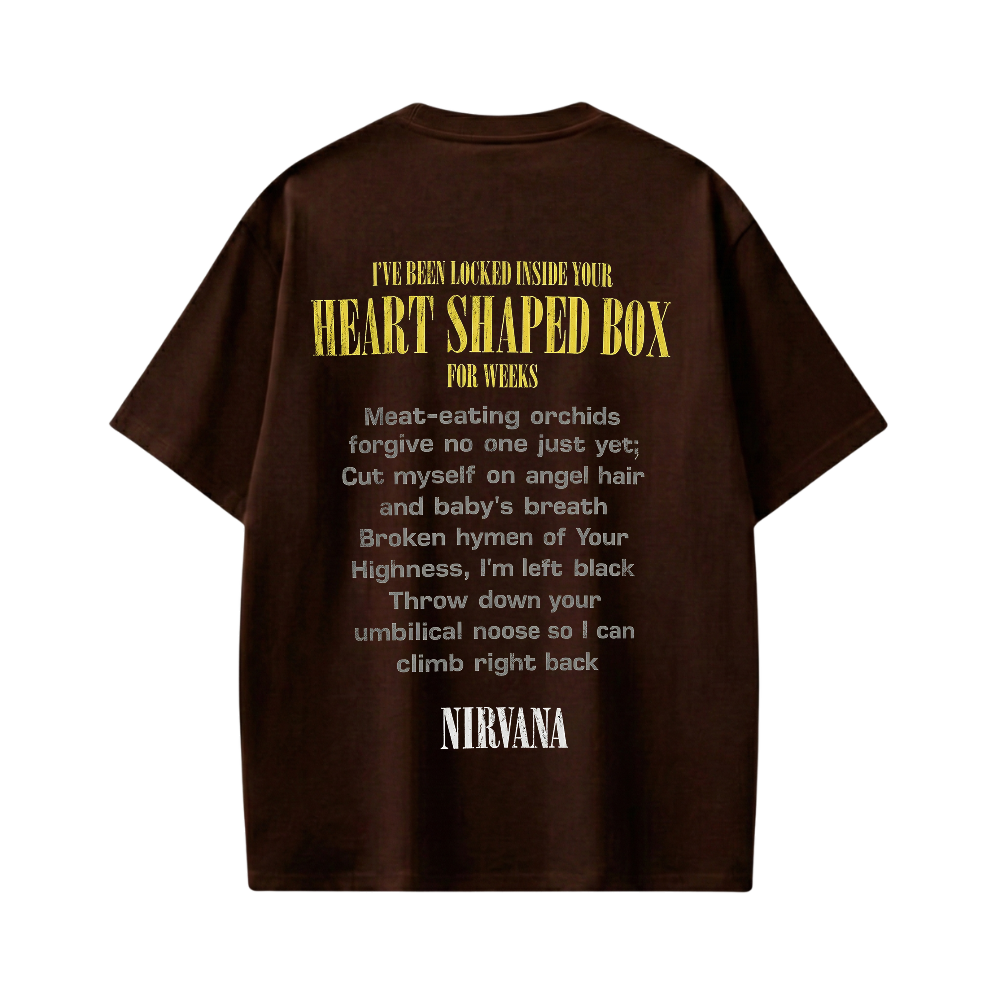 NIRVANA BROWN T-SHIRT