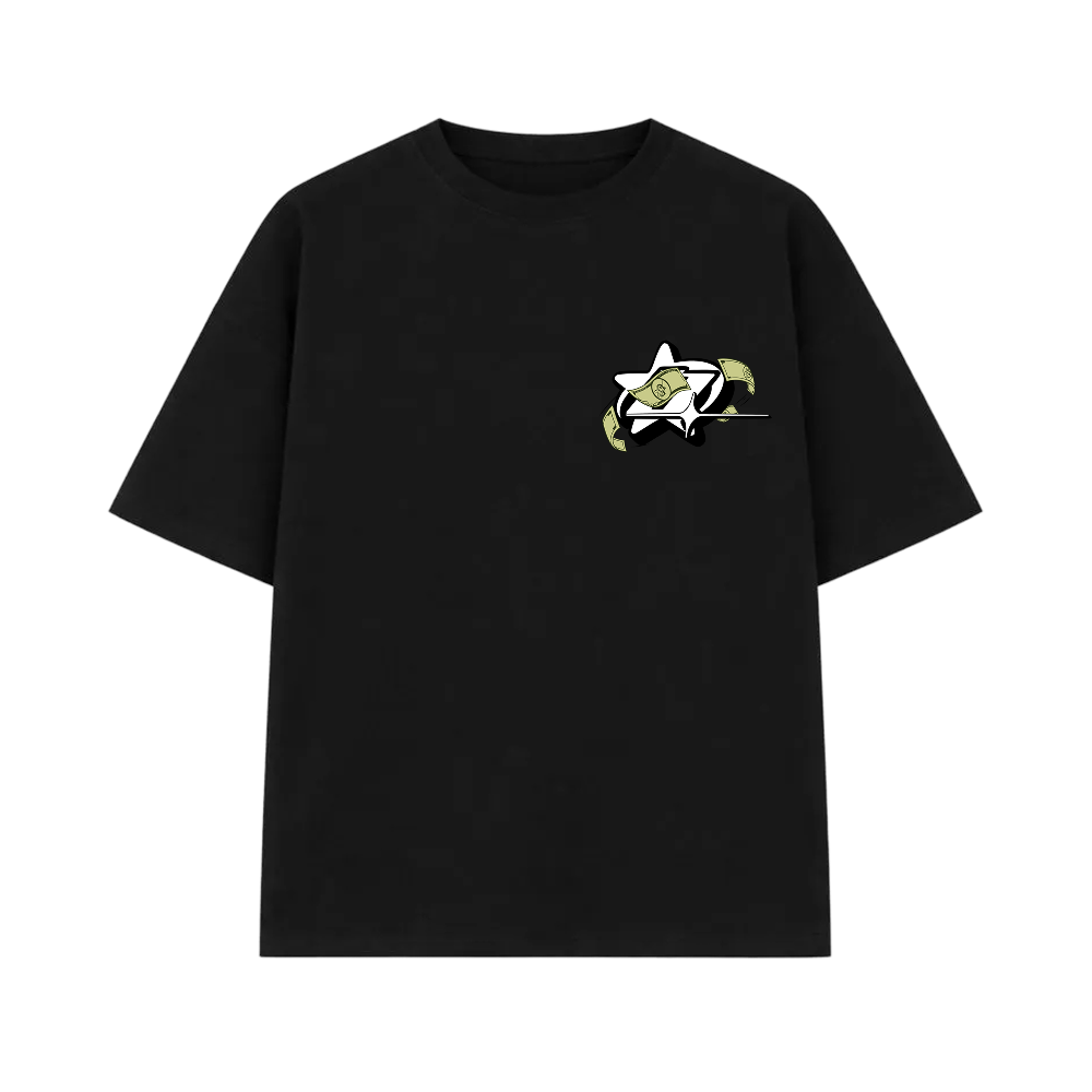 No Flex Till It's Amex Oversized T-shirt Black