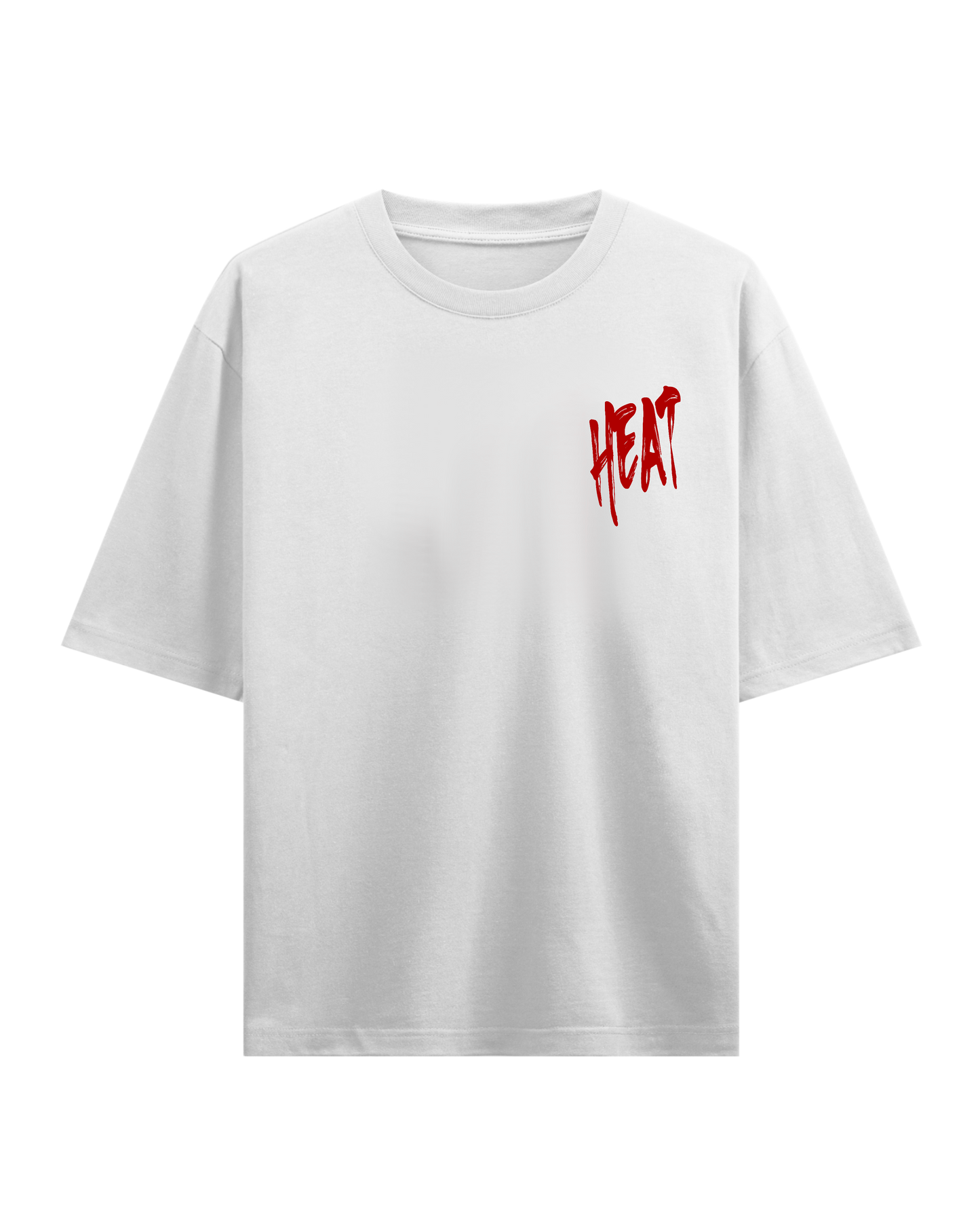 NO ROOM FOR LOVE WHITE OVERSIZED T-SHIRT