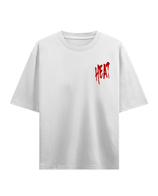 NO ROOM FOR LOVE WHITE OVERSIZED T-SHIRT