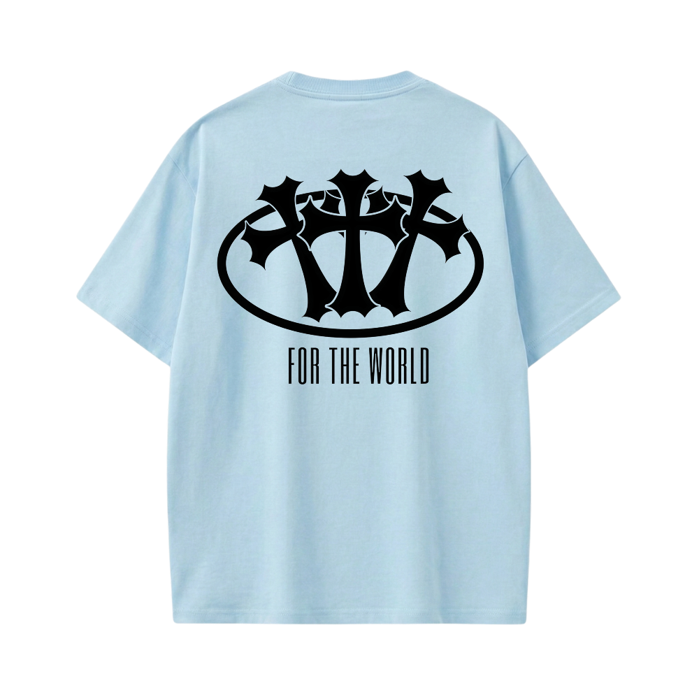 For the World Blacklist Ice Blue T-shirt