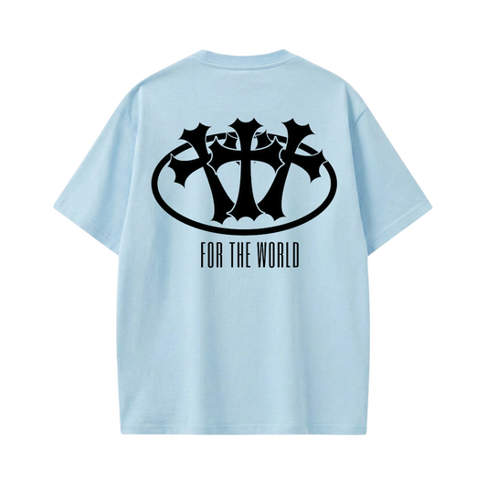 For the World Blacklist Ice Blue T-shirt