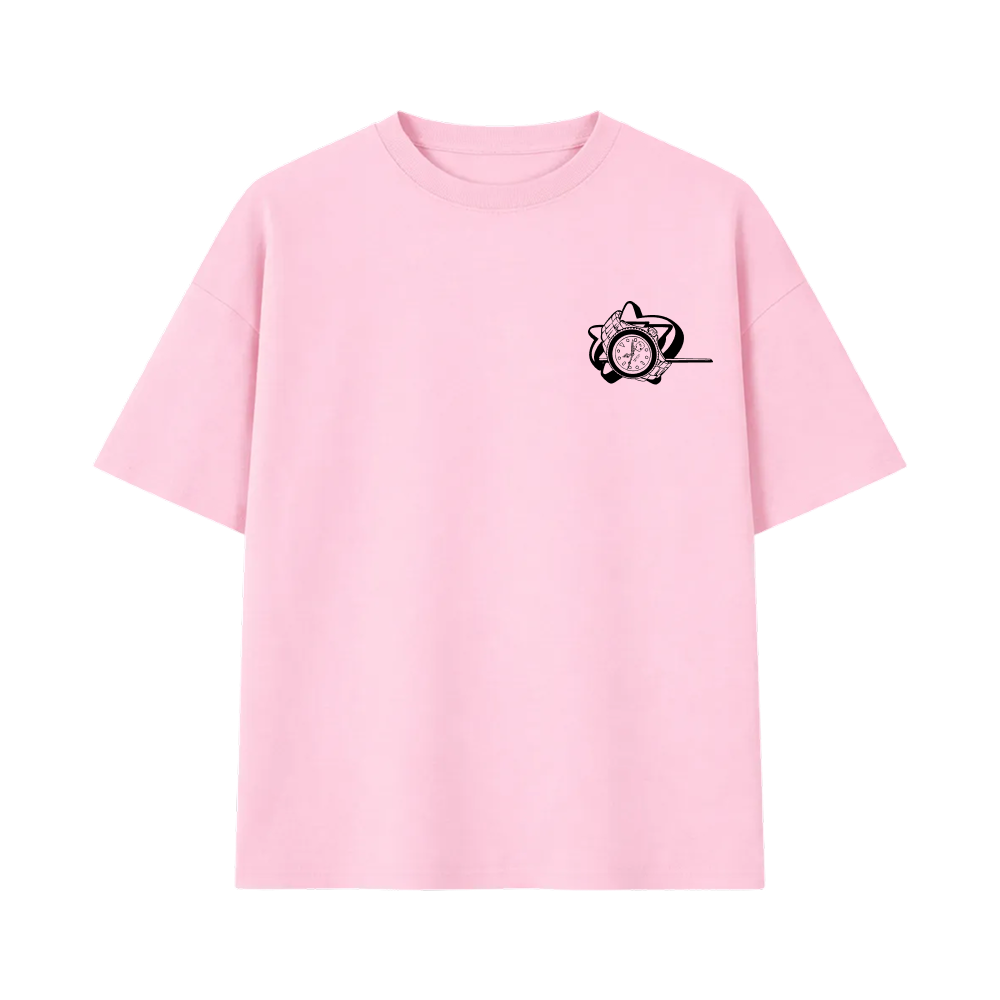 Pretty Girls Love Fast Cars Pink Oversized T-shirt
