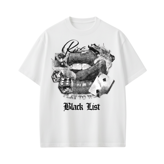 Risk Blacklist White T-Shirt