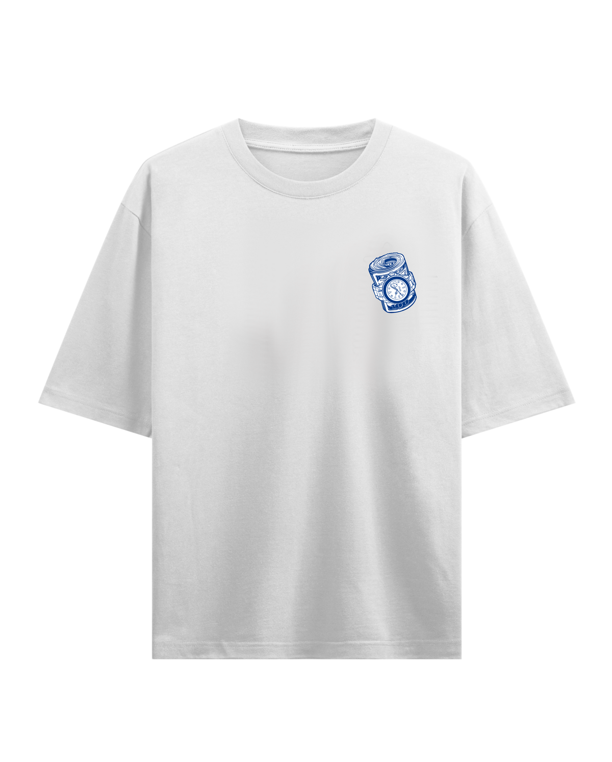 ROLEX SUPERCARS HOT MOM'S WHITE OVERSIZED T-SHIRT