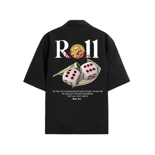 ROLL THE DICE BLACKLIST BLACK BOWLING SHIRT