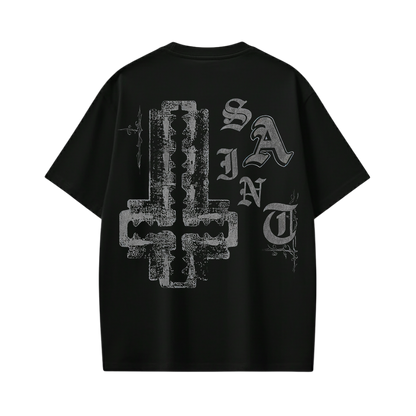 SAINT CROSS BLACKLIST BLACK T-SHIRT