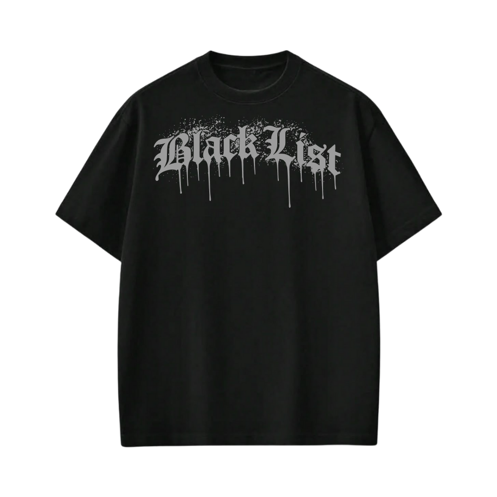 Saint Cross Blacklist Black T-Shirt