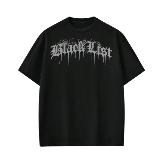 SAINT CROSS BLACKLIST BLACK T-SHIRT