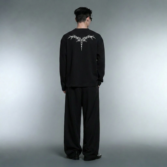 Blacklist Classic Noir Waffle T-Shirt Black