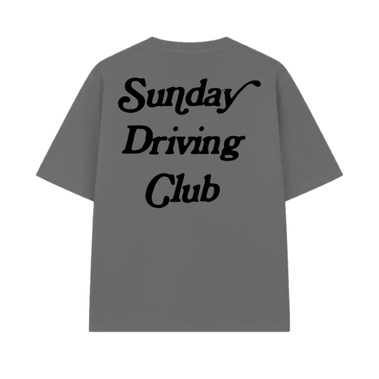 Sunday Driving Club Grey Oversized T-Shirt