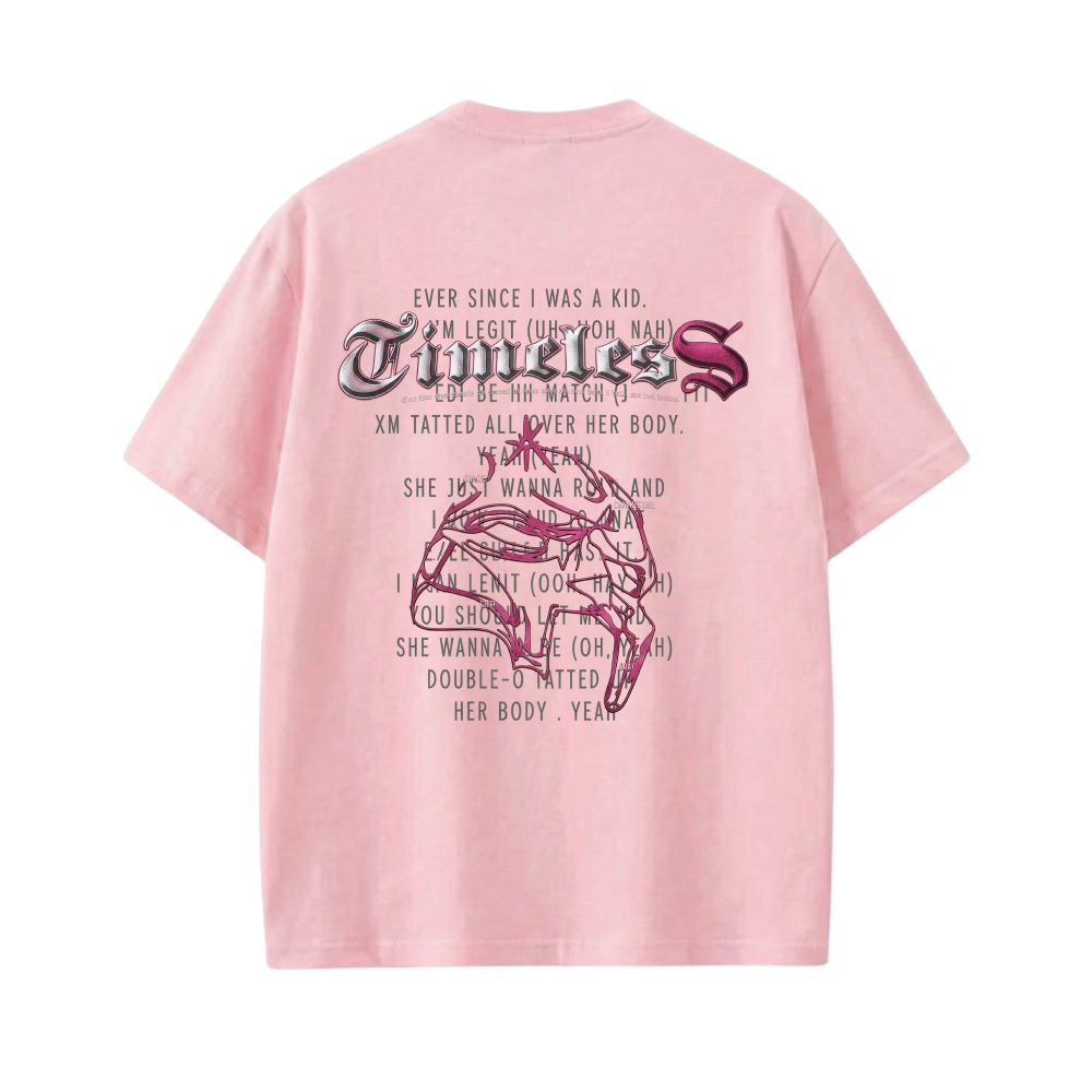 TIMELESS BLACKLIST PINK T-SHIRT