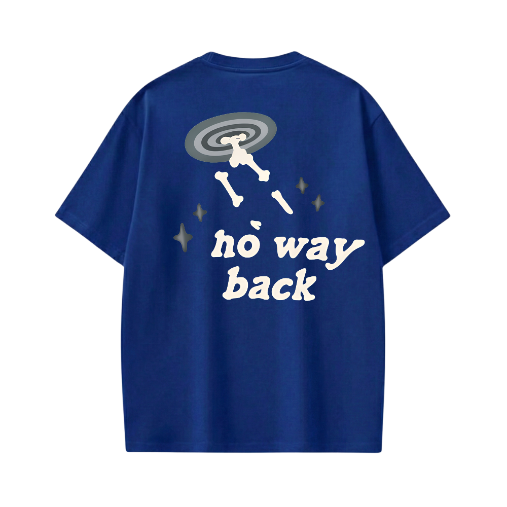 TRAPPED IN TIME BLUE T-SHIRT