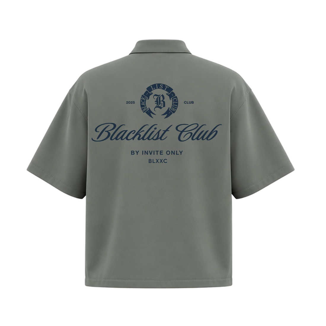 Blacklist Alpha District Zipper Shirt Sage Olive