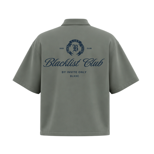 Blacklist Alpha District Zipper Shirt Sage Olive