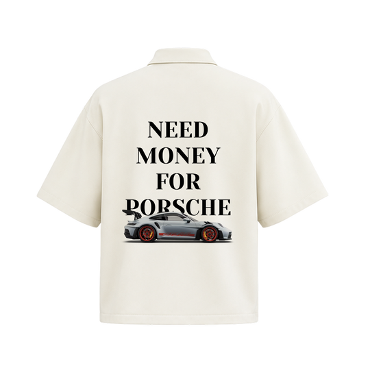 Blacklist Success State Zipper Shirt off white