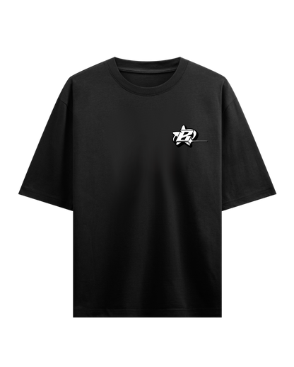 YOU LOVE ME BLACK OVERSIZED T-SHIRT