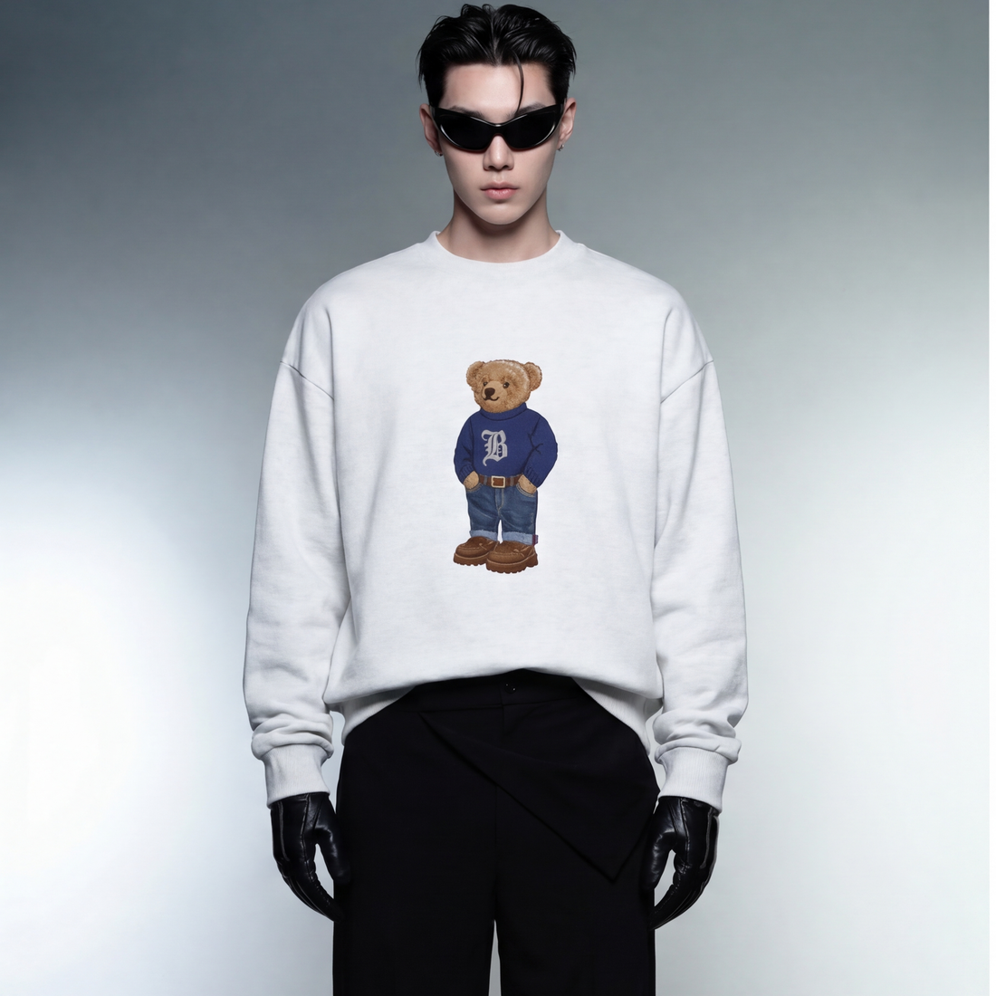 black-list-classic-bear-beige-oversized-hoodie-copy-1 model front