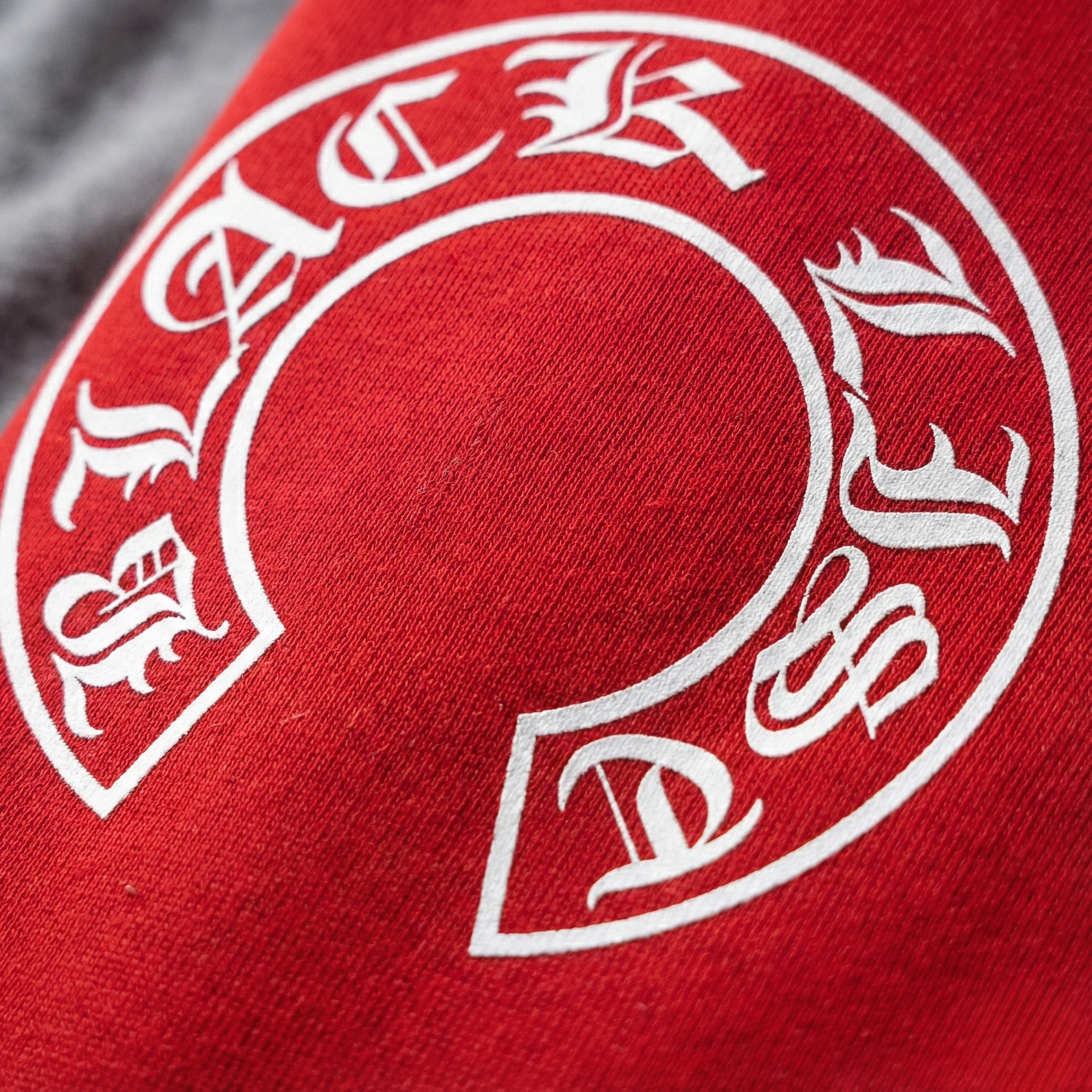 BLACKLIST OG RED OVERSIZED HOODIE