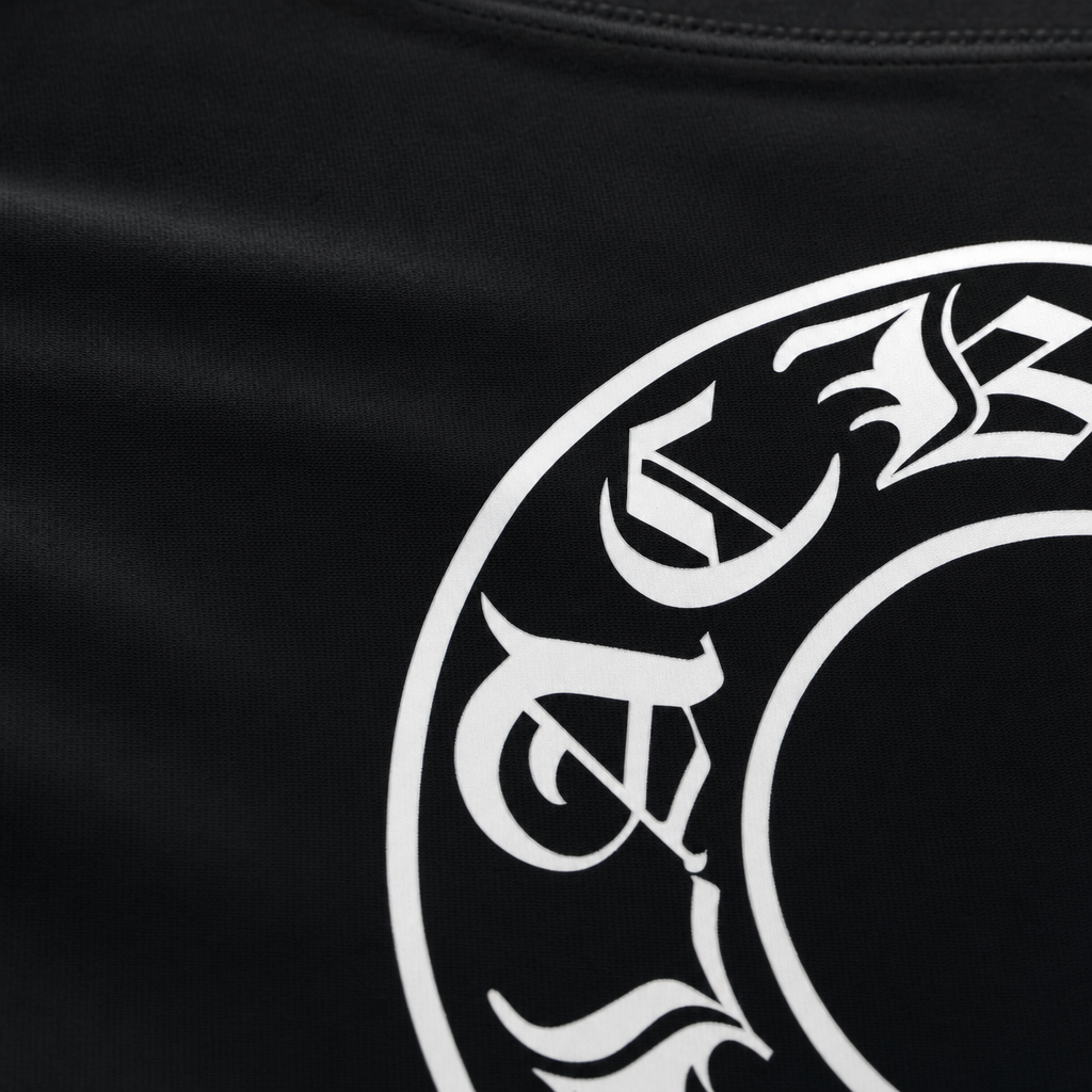 Close-up fabric detail - OG BLACKLIST OVERSIZED T-SHIRT