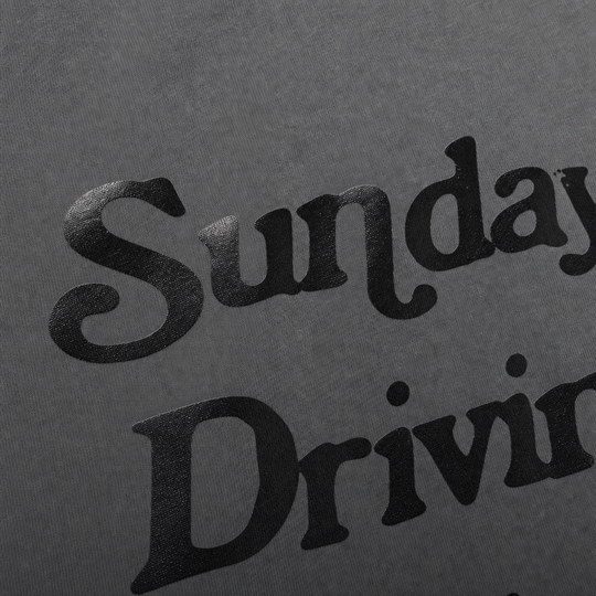 Sunday Driving Club Grey Oversized T-Shirt