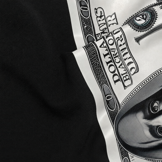 Dollar Bills Black T-Shirt