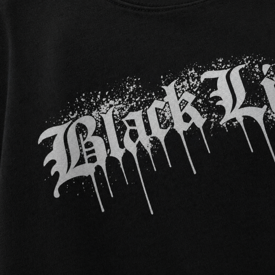 Blacklist Drip Gray 2.0 Black T-Shirt