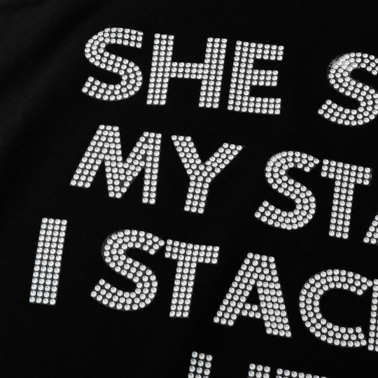 She Sold My Stack I Stacked Her Friends Black T-Shirt