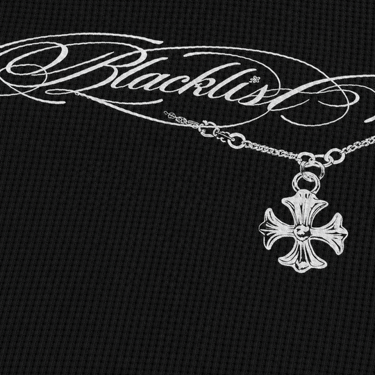 Blacklist Essence Waffle T-Shirt Black