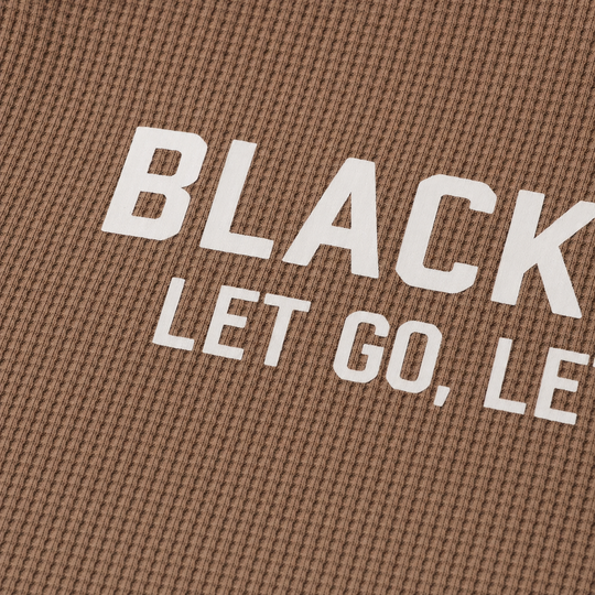 Blacklist Let Go Let God Brown Waffle T-Shirt