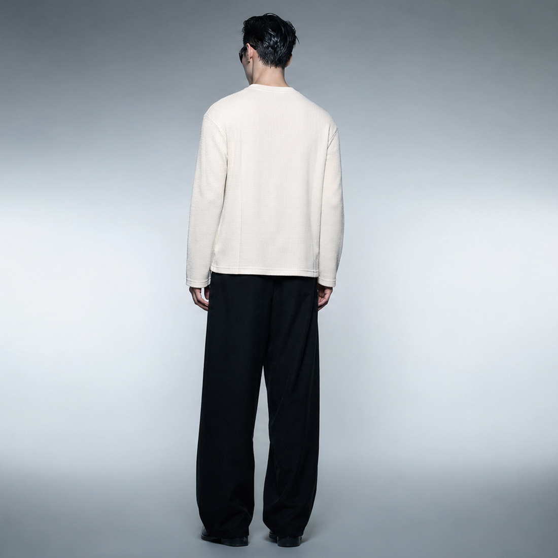 Blacklist Bear Classic Waffle T-Shirt Off White 2.0