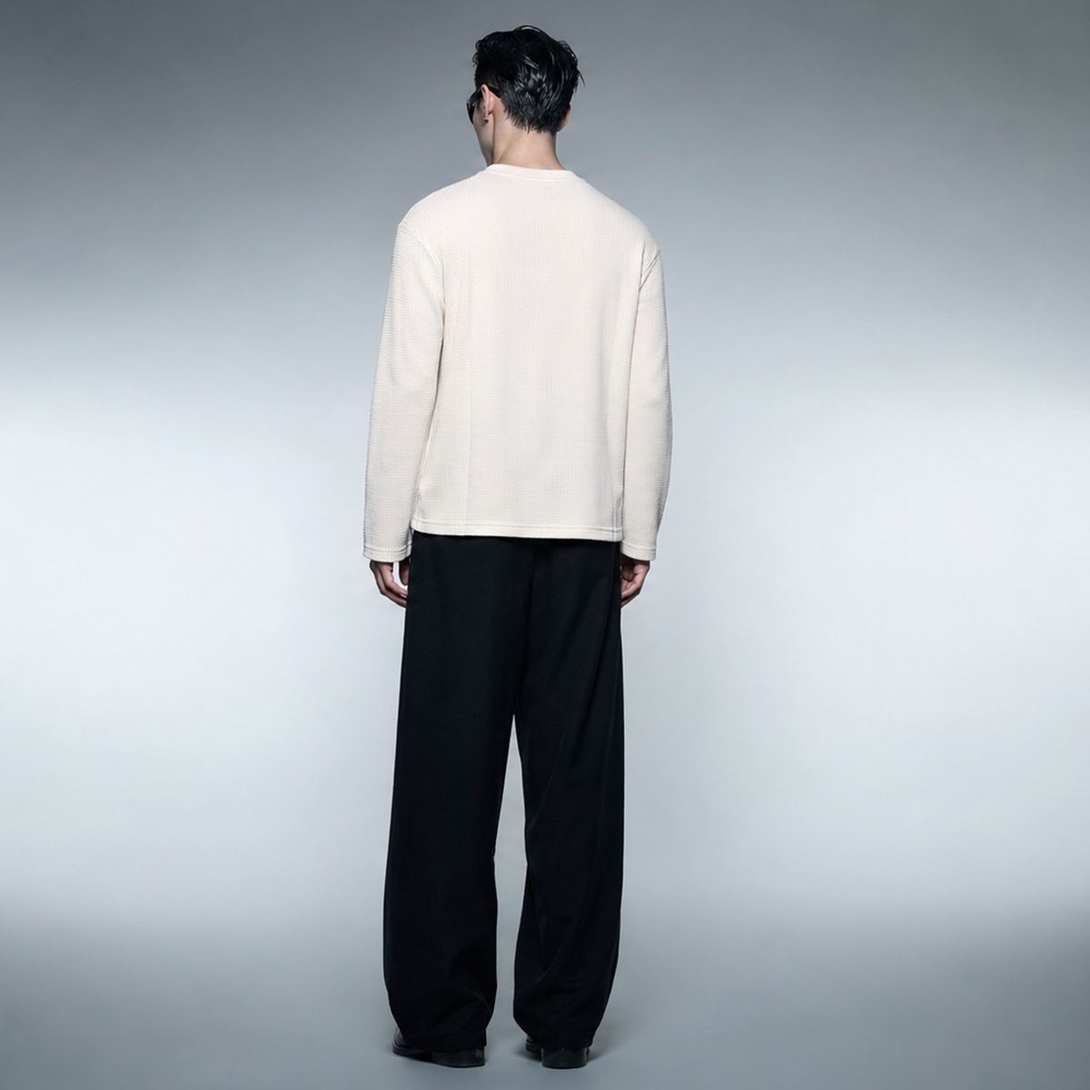 Blacklist Bear Classic Waffle T-shirt Off White 2.0