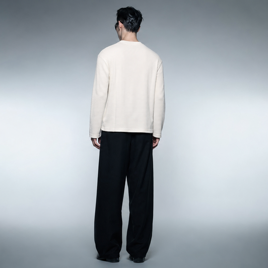Blacklist Bear Classic Waffle T-Shirt Off White 2.0