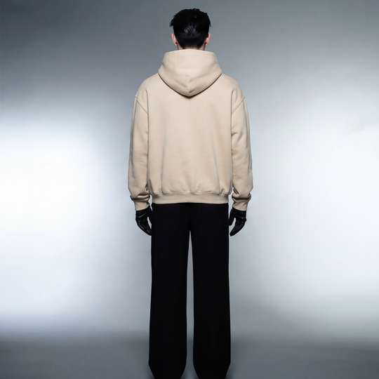 BLACKLIST BEAR OFFICIAL SAND OVERSIZED HOODIE BASICS 3.0