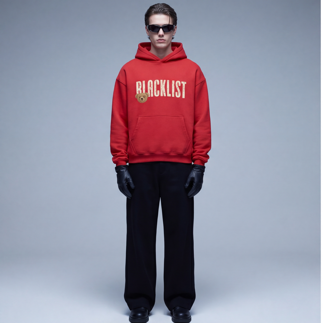 blacklist-black-bear-oversized-hoodie-copy model front