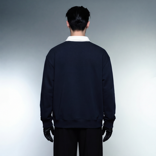 BLACKLIST MINIMAL NAVY POLO