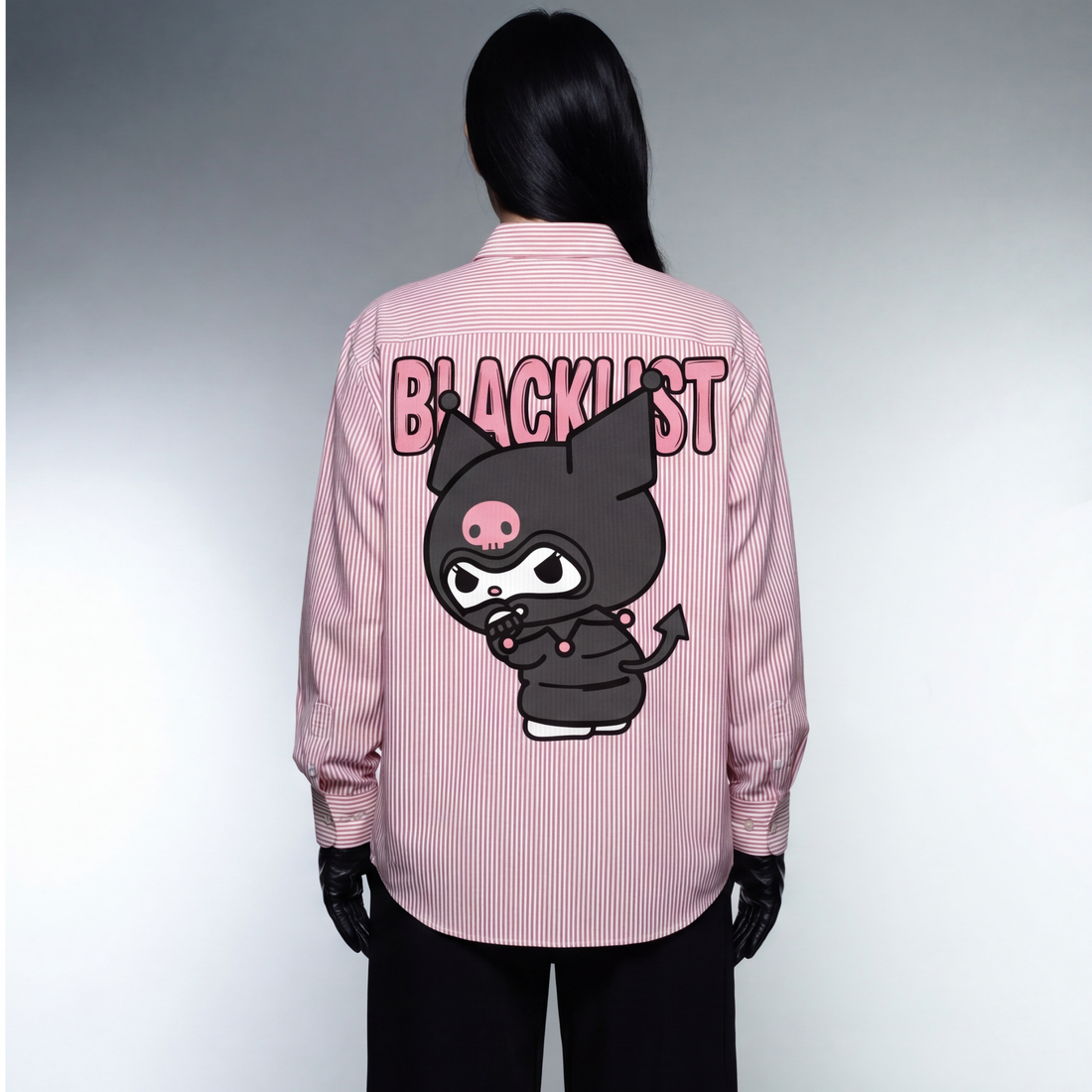 blacklist-brat-mode-stripe-shirt-pink model back