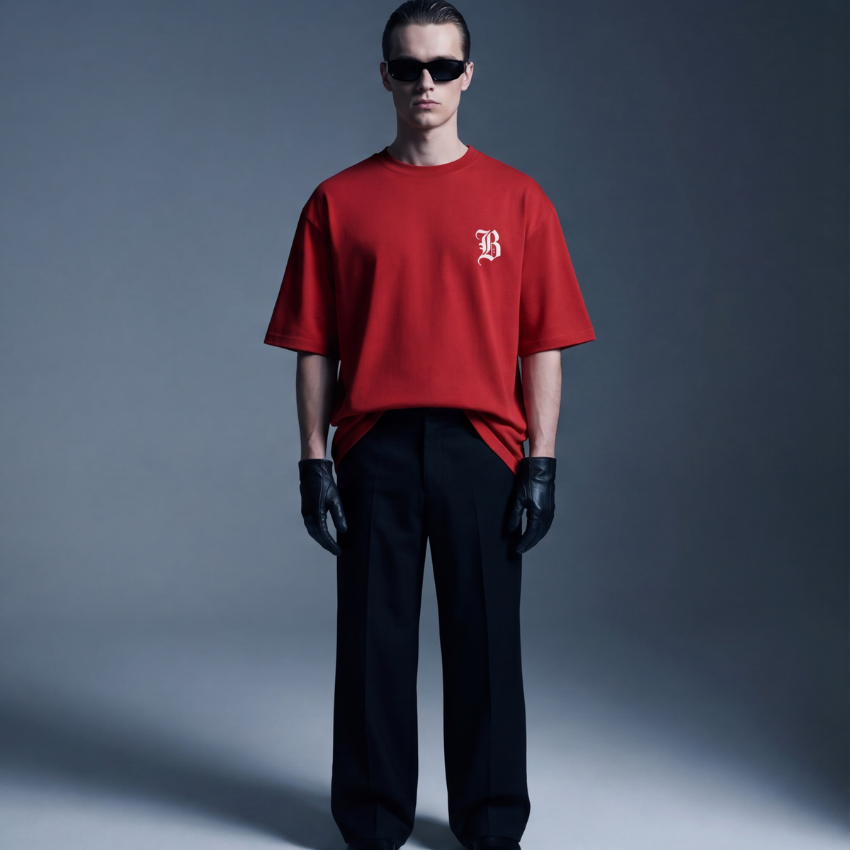 blacklist-casino-royale-ferrari-edition-red-statement-t-shirt model front