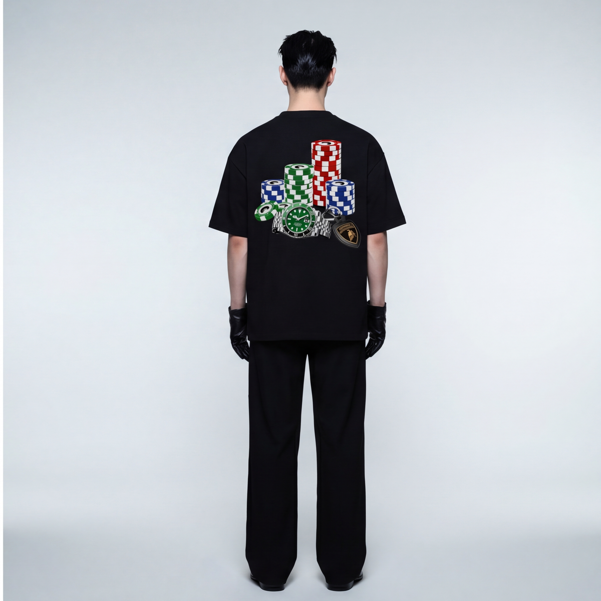 blacklist-casino-royale-lambo-edition-black-statement-t-shirt model back