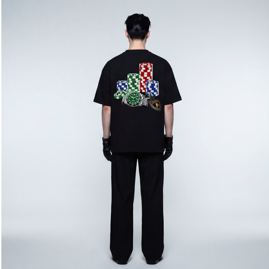 Blacklist Casino Royale Lambo Edition Black Statement T-Shirt